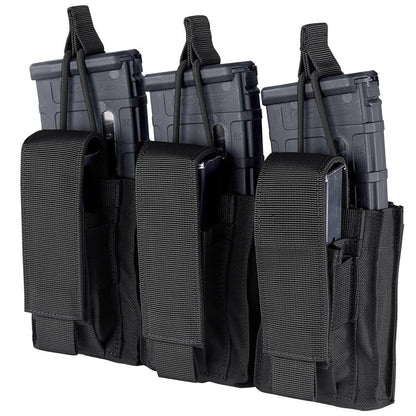 Condor Triple Kangaroo Mag Pouch Gen II Black Outdoor Tactical Australia