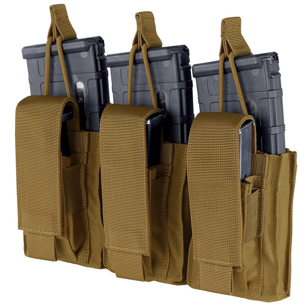 Condor Triple Kangaroo Mag Pouch Gen II Coyote Brown Outdoor Tactical Australia