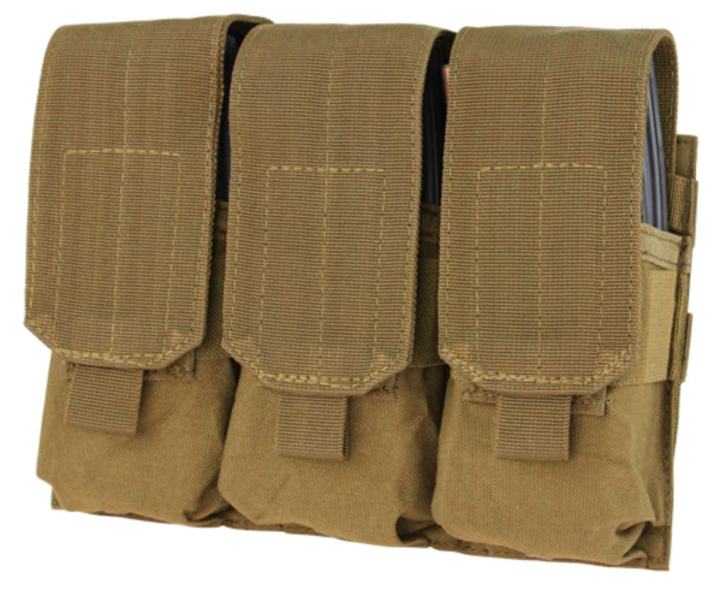 Condor Triple M4 Mag Pouch Coyote Brown Outdoor Tactical Australia