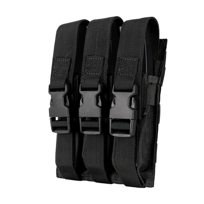 Condor Triple MP5 Mag Pouch Black Outdoor Tactical Australia