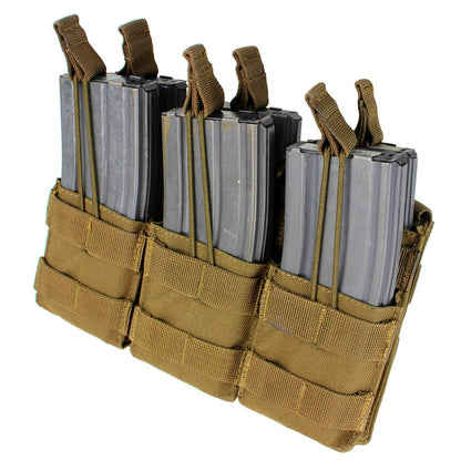 Condor Triple Stacker M4 Mag Pouch Coyote Brown Outdoor Tactical Australia