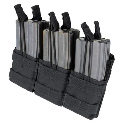 Condor Triple Stacker M4 Mag Pouch Black Outdoor Tactical Australia