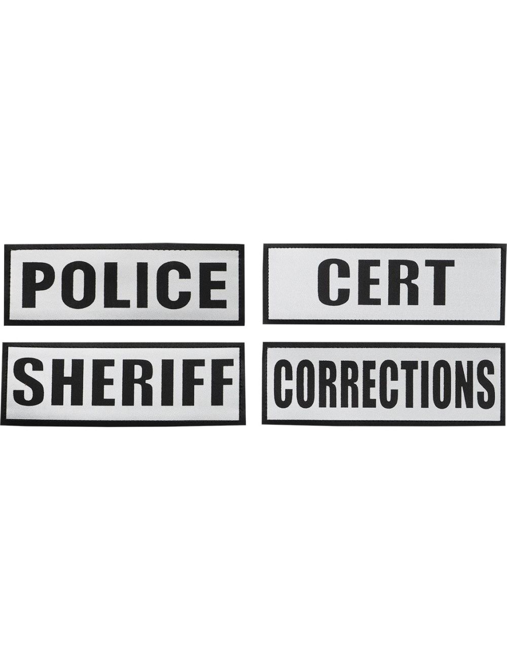 Damascus Protective Gear Police Reflective Name Patch Outdoor Tactical Australia