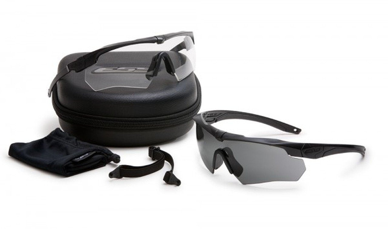 ESS Crossbow Suppressor 2X Kit Complete Clear and Gray Eyewear Outdoor Tactical Australia