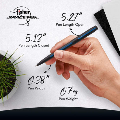 Fisher Space Pen M4BLEBL Non Reflective Matte Black Law Enforcement Cap-O-Matic Space Pen Outdoor Tactical Australia