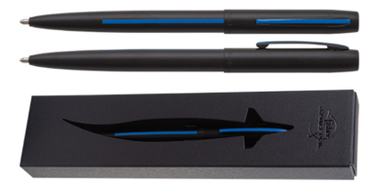 Fisher Space Pen M4BLEBL Non Reflective Matte Black Law Enforcement Cap-O-Matic Space Pen Outdoor Tactical Australia