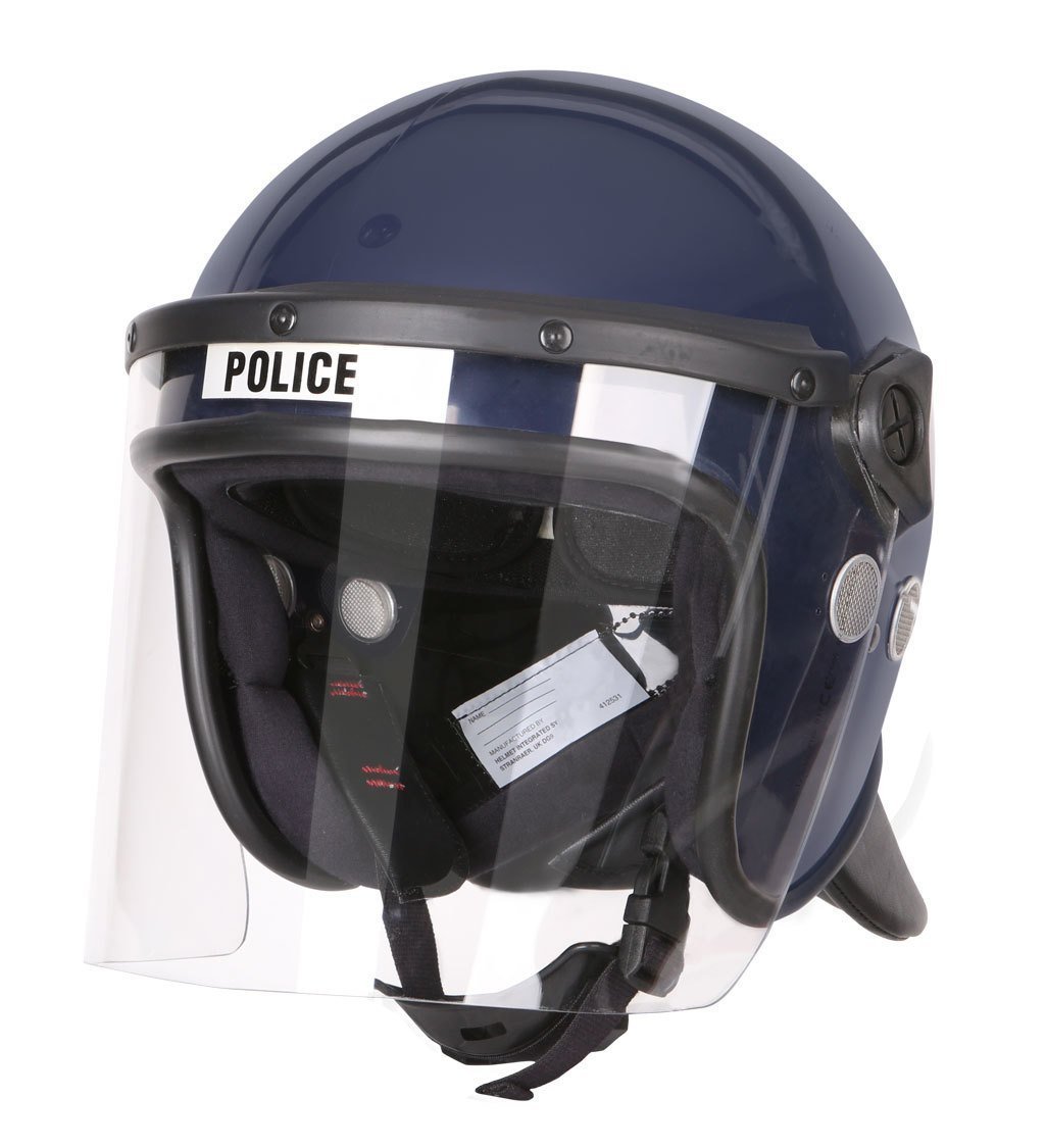 Gentex Argus Public Order Anti Riot Helmet 017T Size 00 (50-51cm) Blue No Decal Outdoor Tactical Australia