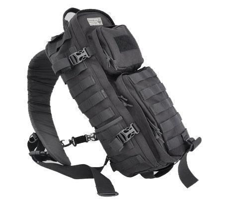 Hazard 4 Evac Plan-B Front/Back Modular Sling Pack Black Outdoor Tactical Australia