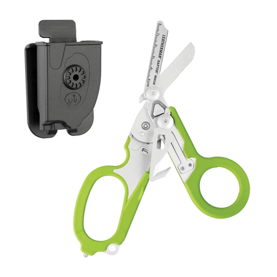 Leatherman Raptor Rescue Green / Stainless Steel Molle Holster Outdoor Tactical Australia