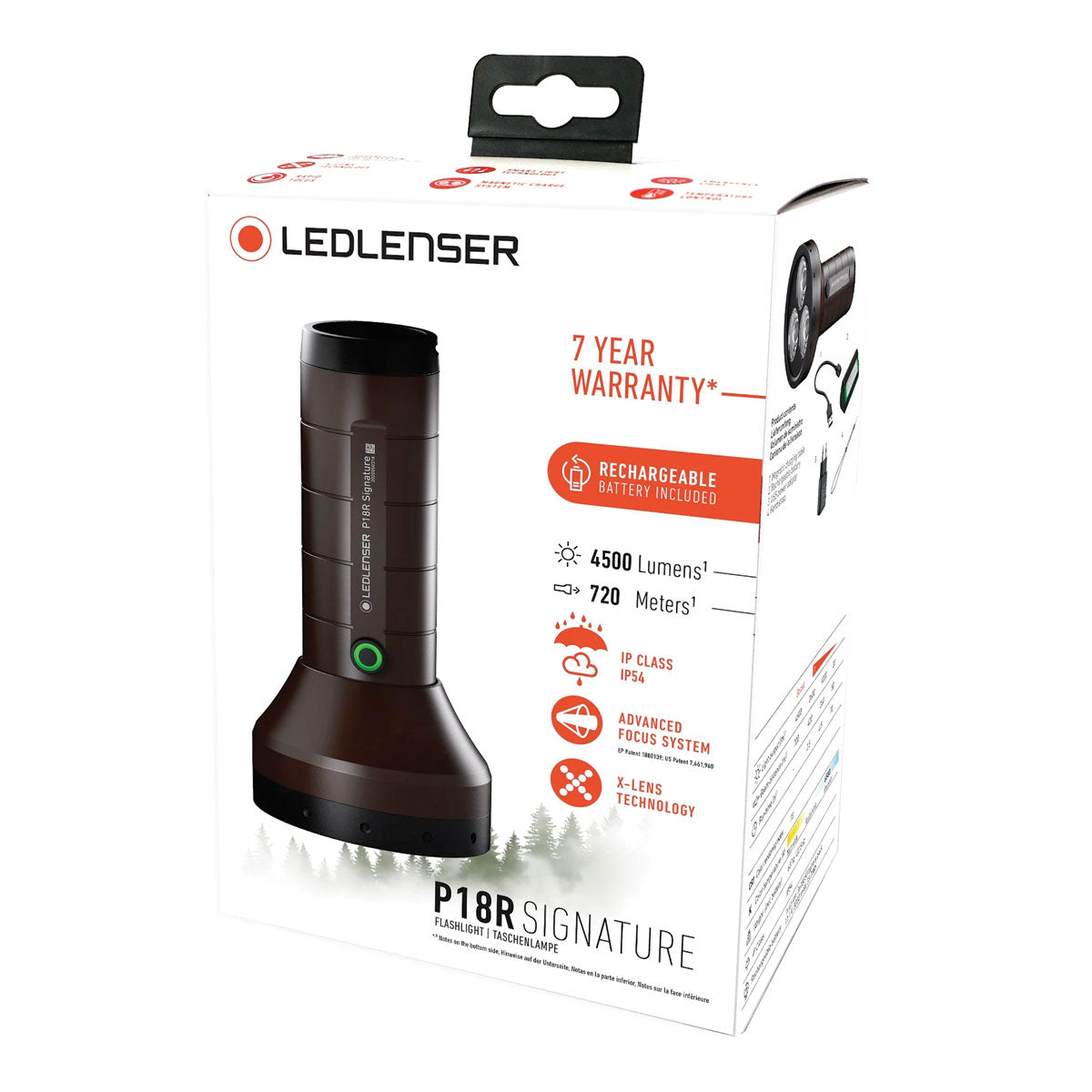 Ledlenser PP18R Signature Rechargeable Torch with Box Outdoor Tactical Australia