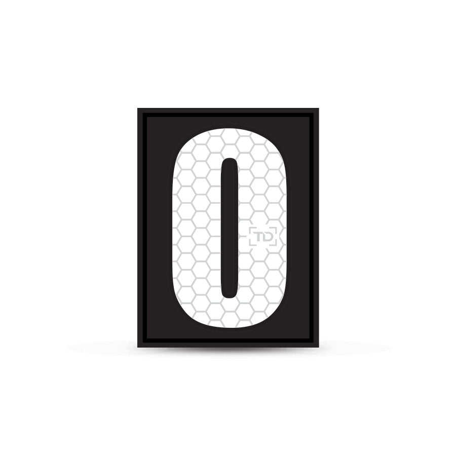 Letter and Number Patch 0 Outdoor Tactical Australia