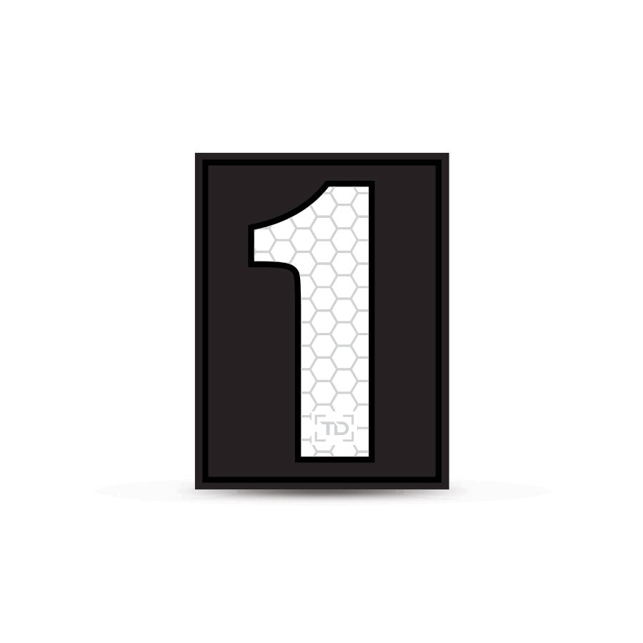 Letter and Number Patch 1 Outdoor Tactical Australia