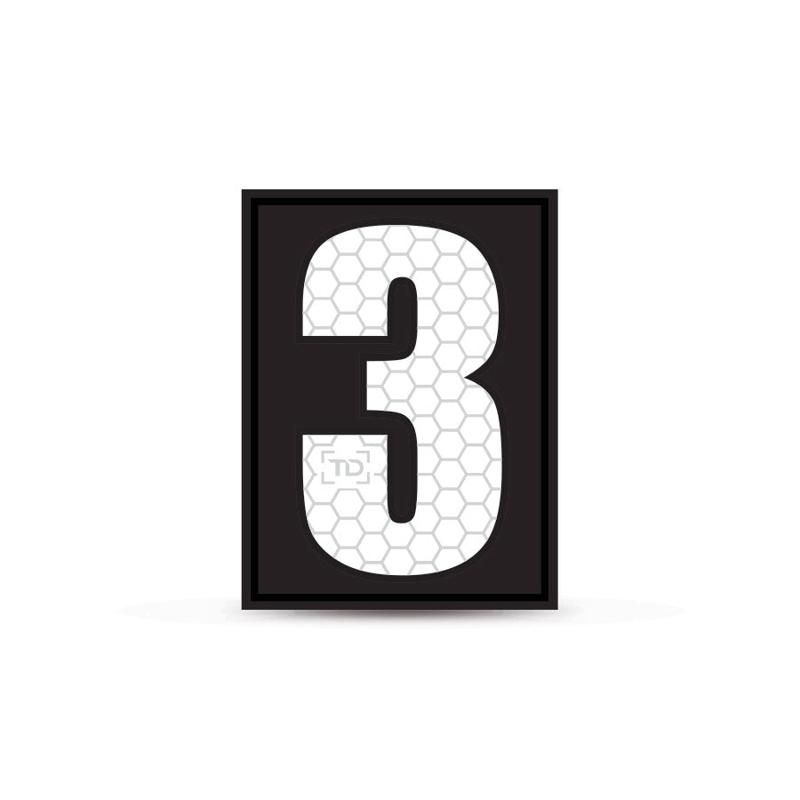 Letter and Number Patch 3 Outdoor Tactical Australia