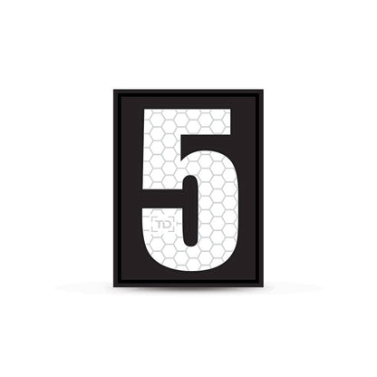 Letter and Number Patch 5 Outdoor Tactical Australia