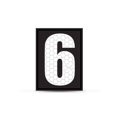 Letter and Number Patch 6 Outdoor Tactical Australia