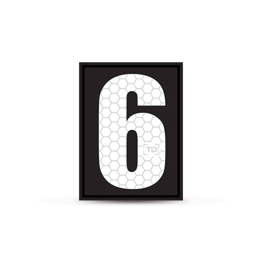 Letter and Number Patch 6 Outdoor Tactical Australia