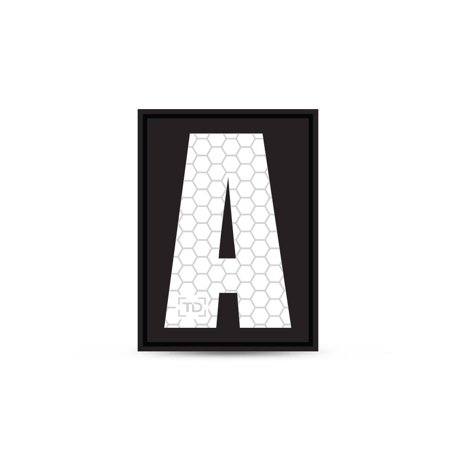 Letter and Number Patch A Outdoor Tactical Australia