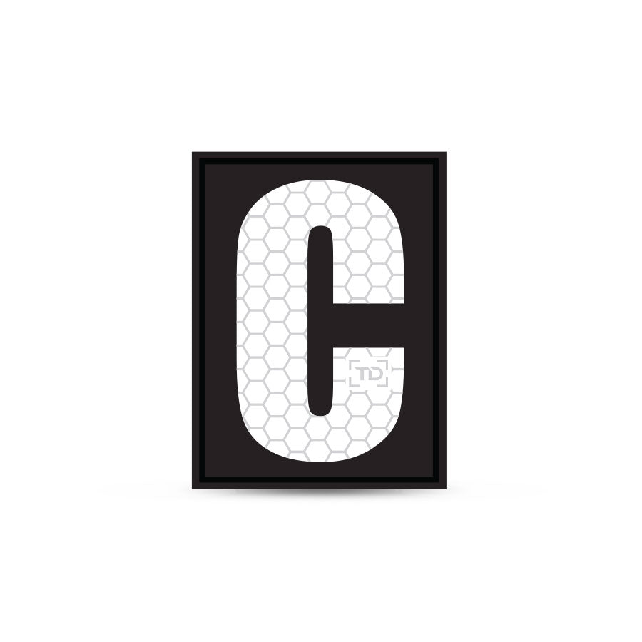 Letter and Number Patch C Outdoor Tactical Australia