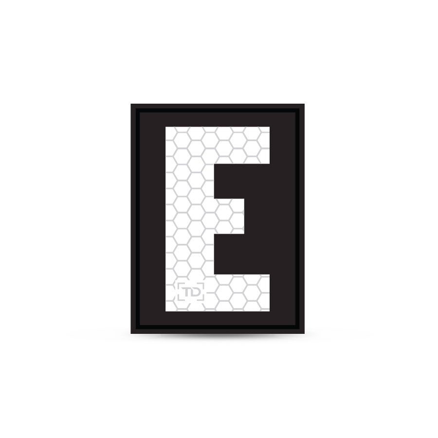 Letter and Number Patch E Outdoor Tactical Australia