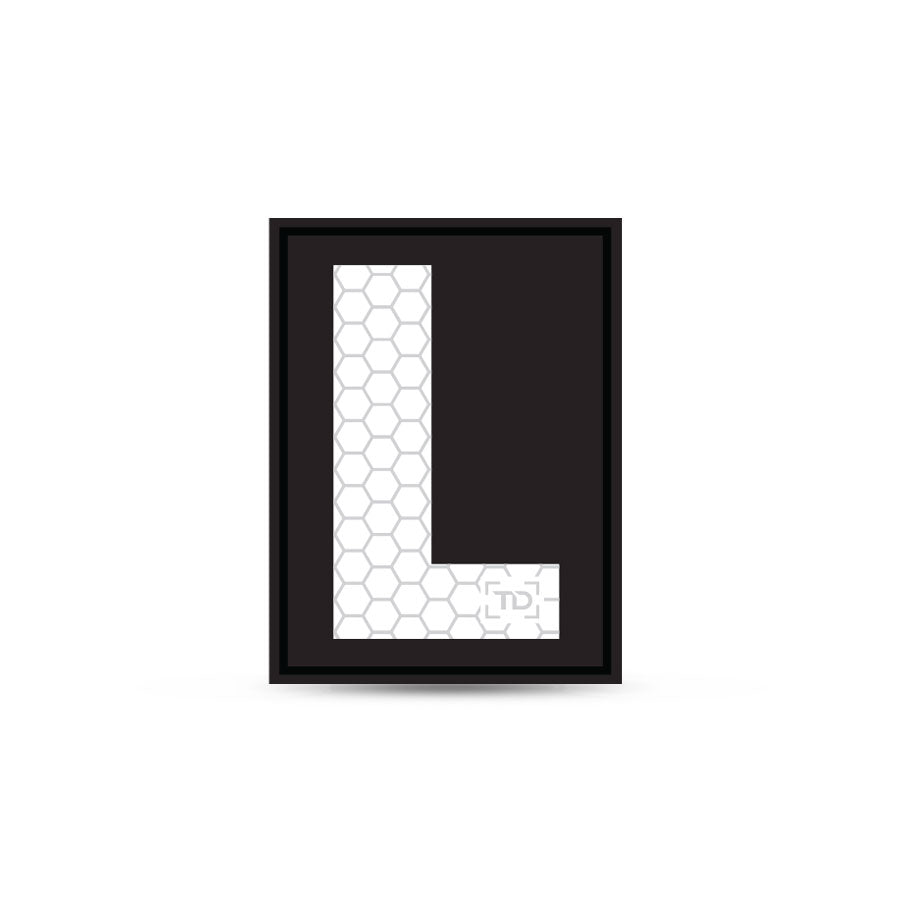 Letter and Number Patch L Outdoor Tactical Australia