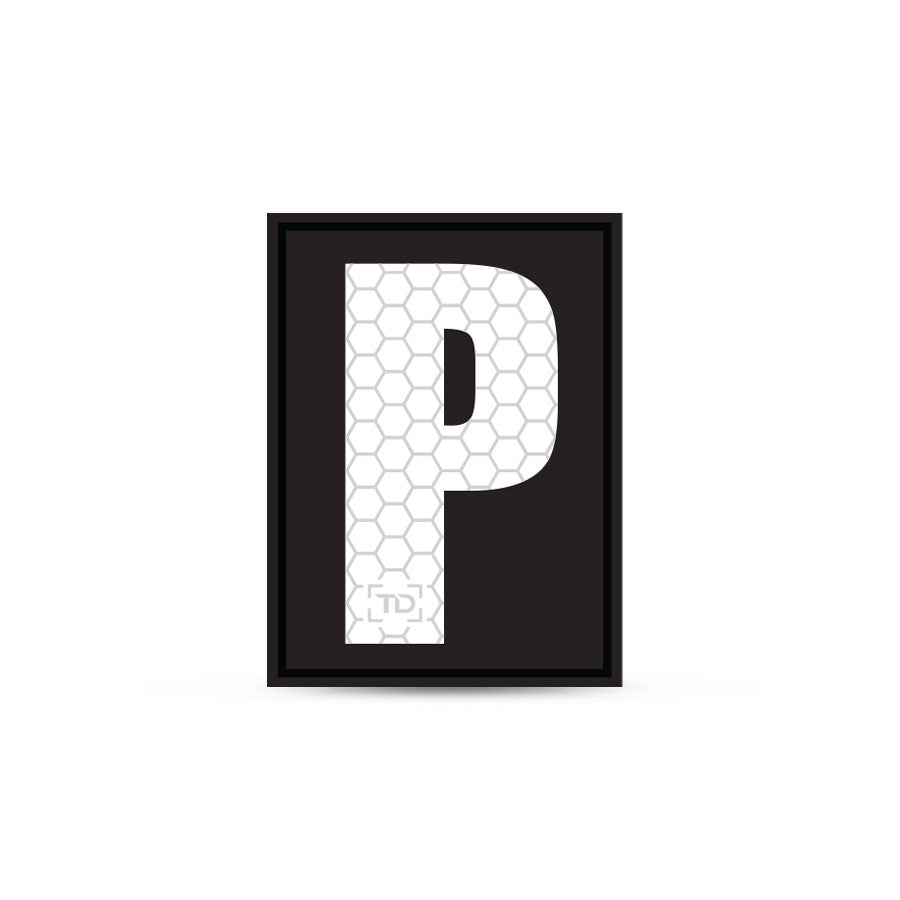 Letter and Number Patch P Outdoor Tactical Australia