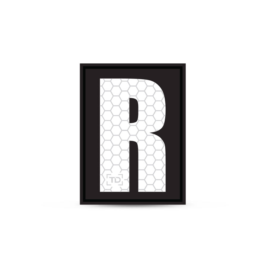 Letter and Number Patch R Outdoor Tactical Australia