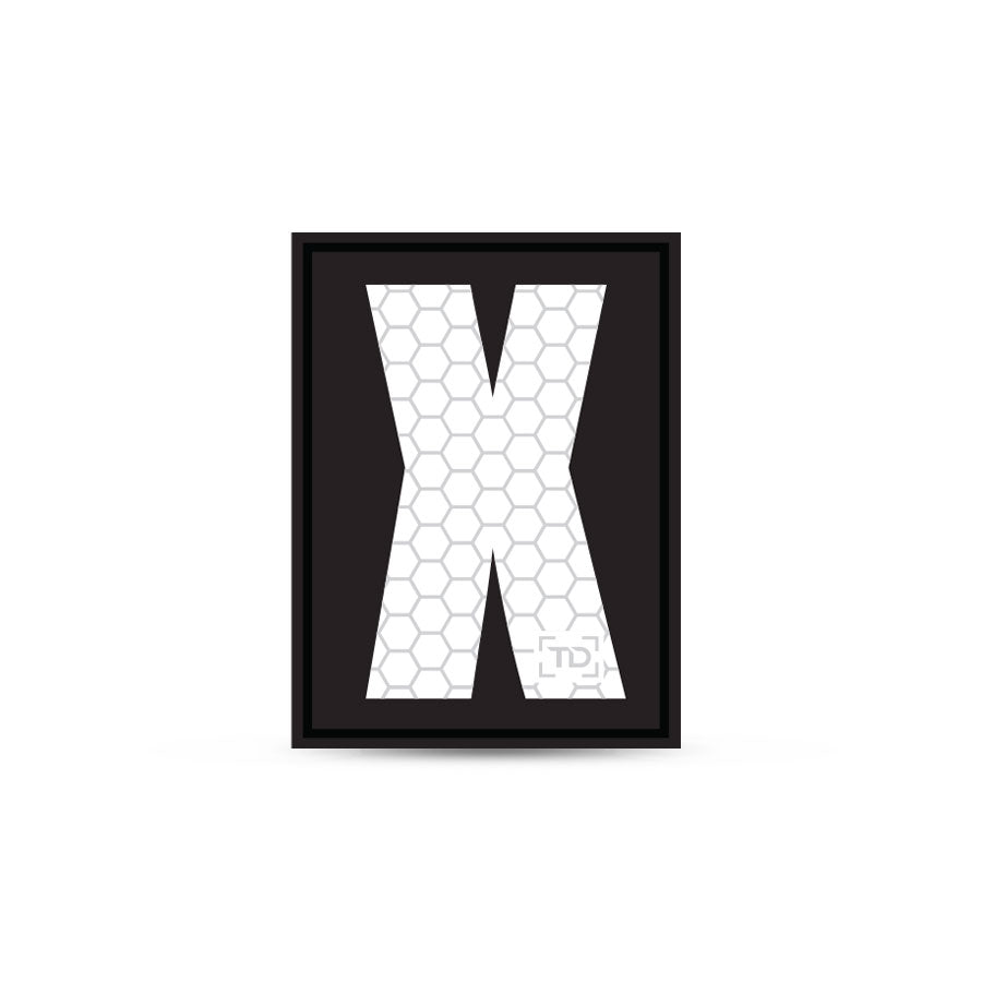 Letter and Number Patch X Outdoor Tactical Australia