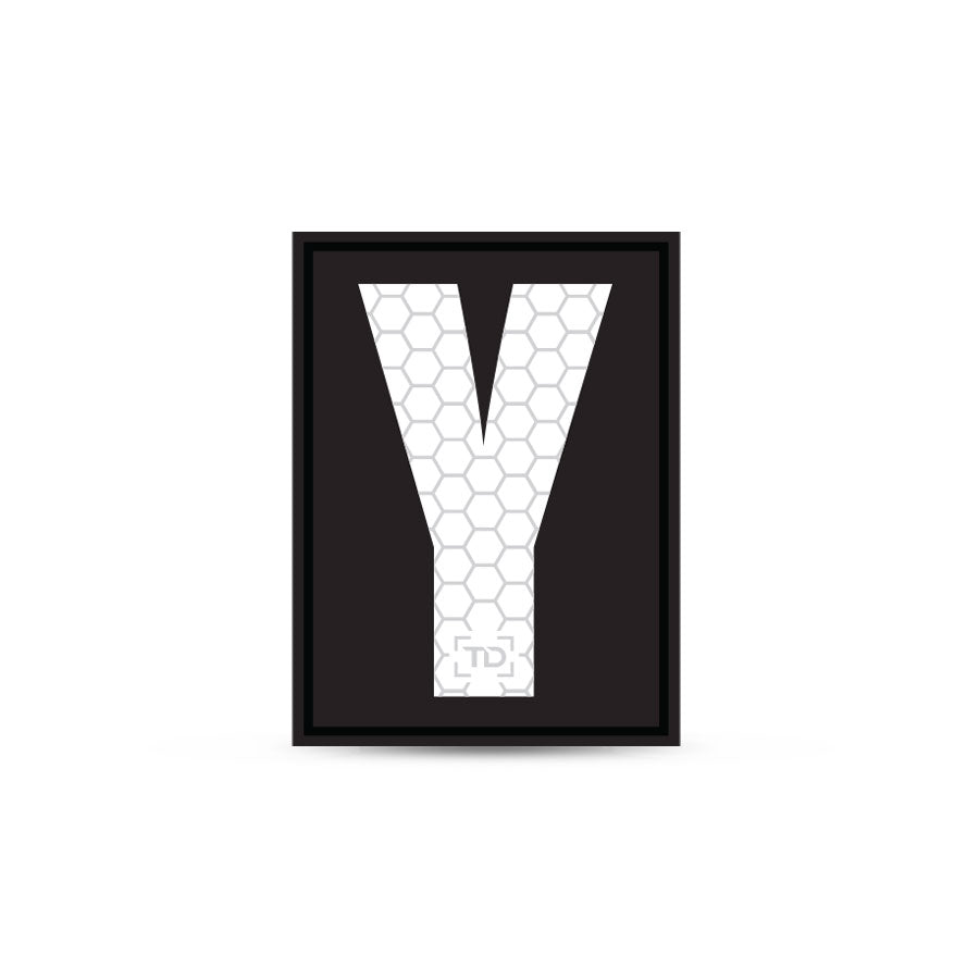Letter and Number Patch Y Outdoor Tactical Australia