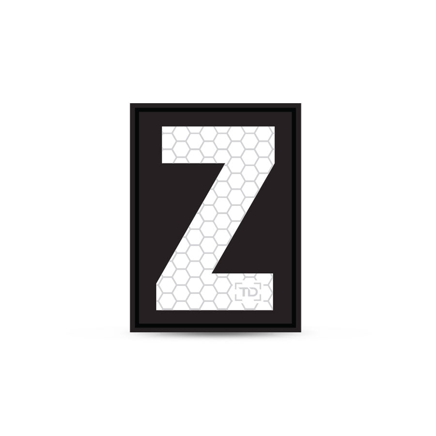 Letter and Number Patch Z Outdoor Tactical Australia