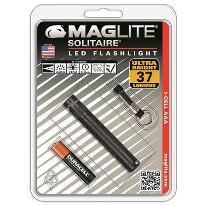 MagLite Solitaire LED Keychain Flashlight in PresentationBox/Blister Pack Black Blister Pack Outdoor Tactical Australia