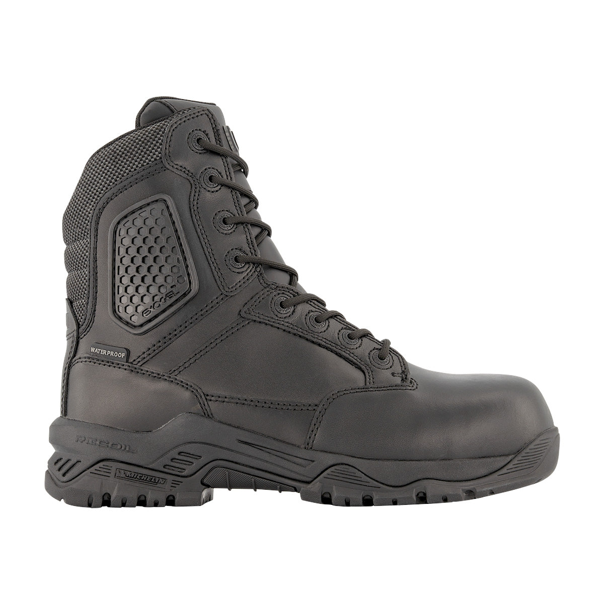 Magnum Strike Force 8.0 Leather Side-Zip Composite Toe Waterproof Boot Black 4US Outdoor Tactical Australia