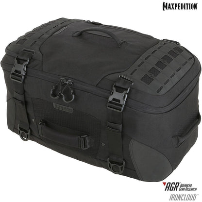 Maxpedition Ironcloud Adventure Travel Bag 48L Black Outdoor Tactical Australia