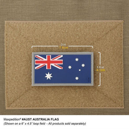 Maxpedition Morale Patch Australian Flag Patch Full Colour Outdoor Tactical Australia