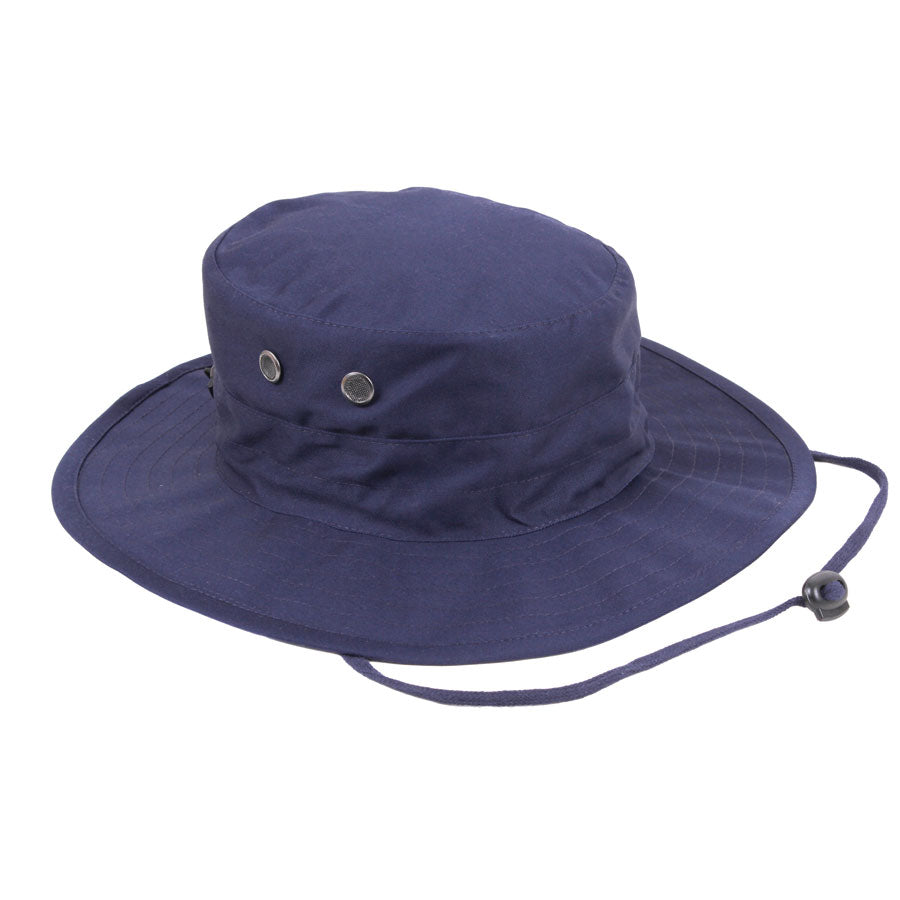 MilSpec Adjustable Boonie Hat Navy Blue Outdoor Tactical Australia