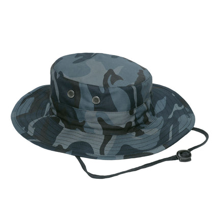 MilSpec Adjustable Boonie Hat Midnight Blue Camo Outdoor Tactical Australia