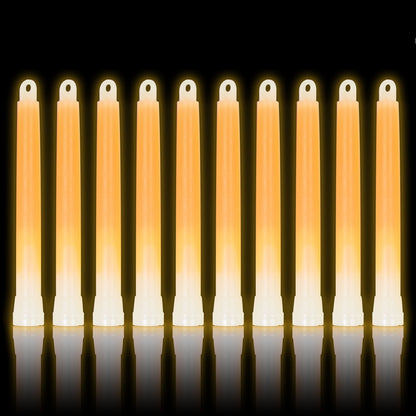 MilSpec Chemical Snap Light Sticks 6 Inch 12 Hour Orange Outdoor Tactical Australia