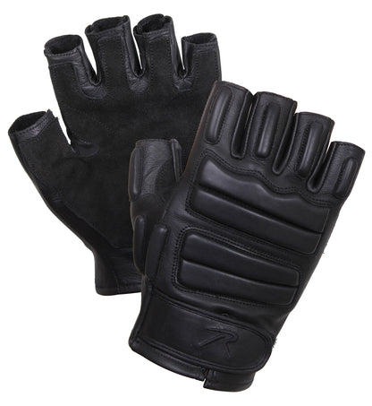 Milspec Fingerless Padded Tactical Gloves Small Outdoor Tactical Australia