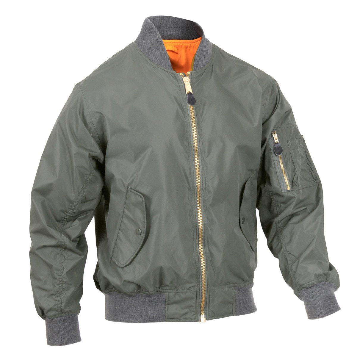 MilSpec Lightweight MA-1 Flight Jacket Sage Green 2X-Small Outdoor Tactical Australia