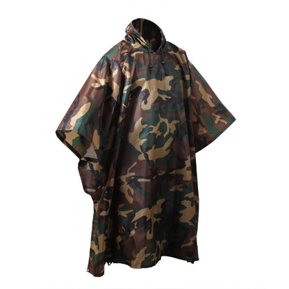 MilSpec Special G.I. Type Military Rip-Stop Poncho Woodland Camo Outdoor Tactical Australia