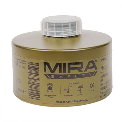 Mira Safety CBRN Gas Mask Filter NBC77 SOF 40mm Thread Canister Ranger Green Outdoor Tactical Australia
