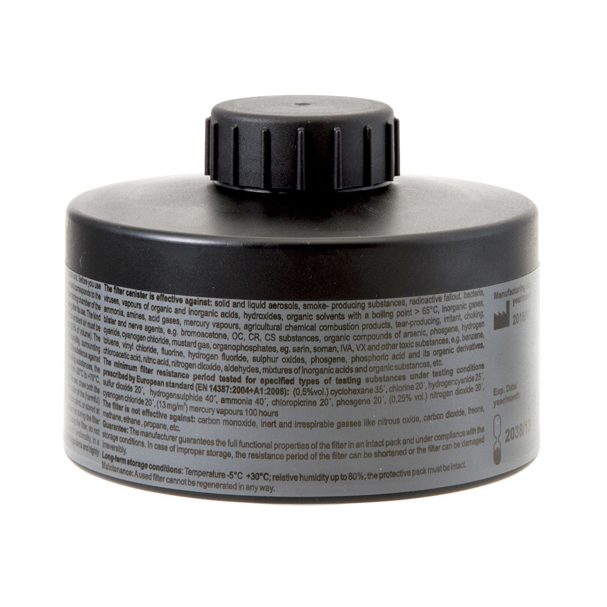 Mira Safety CBRN Gas Mask Filter NBC77 SOF 40mm Thread Canister Outdoor Tactical Australia