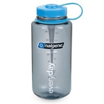 Nalgene Wide Mouth 1 Litre Tritan Bottle Grey Outdoor Tactical Australia