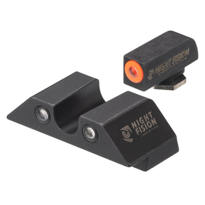 Night Fision Night Sight Set for Glock 17/19/34 Orange Front/U Notch Rear Outdoor Tactical Australia