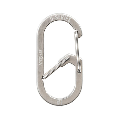Nite Ize G-Series Dual Chamber Carabiner #1 Stainless Outdoor Tactical Australia