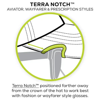 Notch Tactical Classic Flexfit Black Blank Terra / Aviator Notch One Size Fits Most Outdoor Tactical Australia