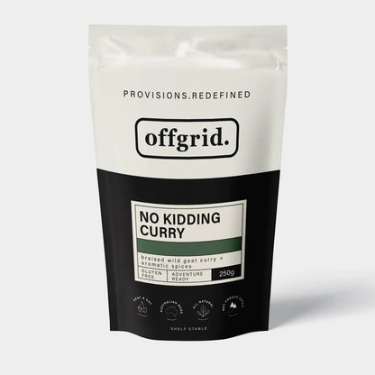 Offgrid Provisions No Kidding Curry - Heat & Eat Meal Outdoor Tactical Australia