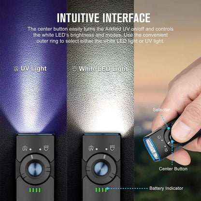 Olight Arkfeld UV 1000 Lumens with Dual Light Source EDC-White Light & UV Light Outdoor Tactical Australia