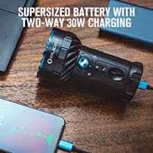 Olight Marauder 2 14,000 Lumens High Intensity LED Large Torch - BLACK Outdoor Tactical Australia