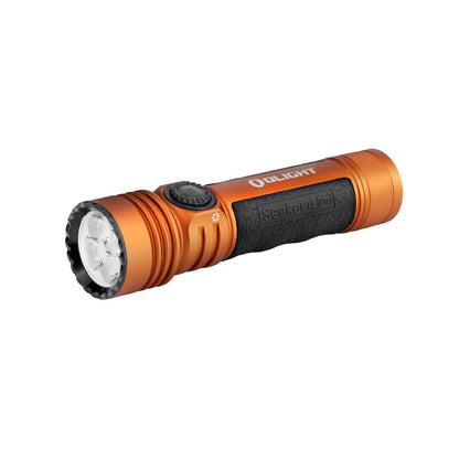 Olight Seeker 4 Pro Powerful 4600 Lumens Rechargeable Led Torch Orange Cool White: 5700-6700K Outdoor Tactical Australia