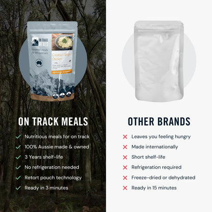 On Track Meals Coconut Ginger Chicken Outdoor Tactical Australia